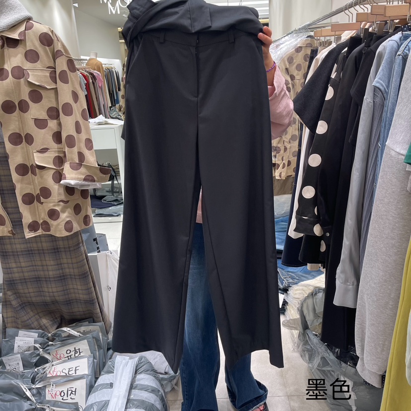 ME MO韓國直郵女裝新品推薦職業人氣24秋冬真品休閑休閑褲ME MO休閑褲圖色3